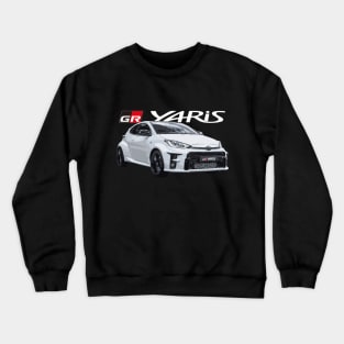 GR YARIS WHITE WRC Crewneck Sweatshirt